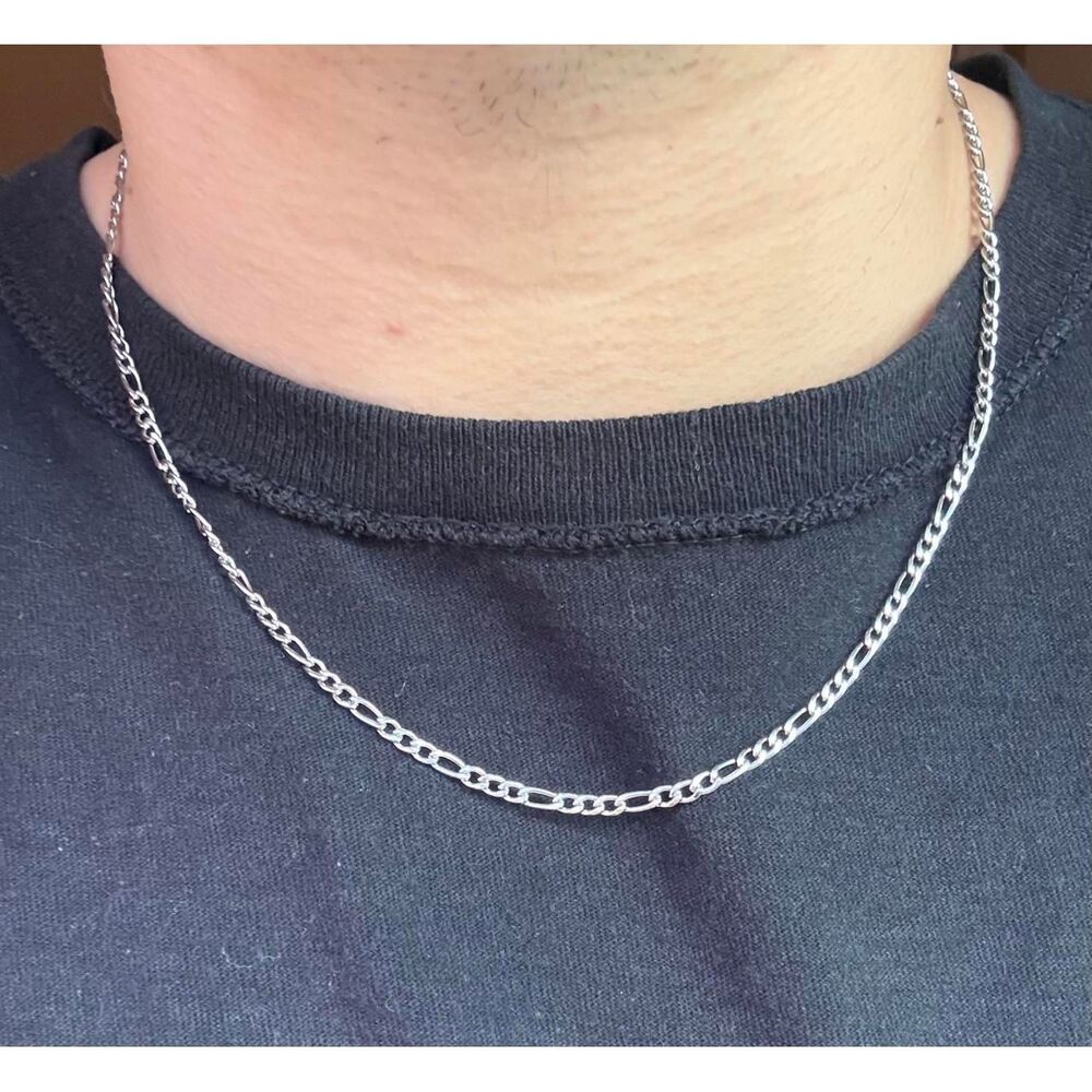 Unbranded Men's Silver and Black Jewellery